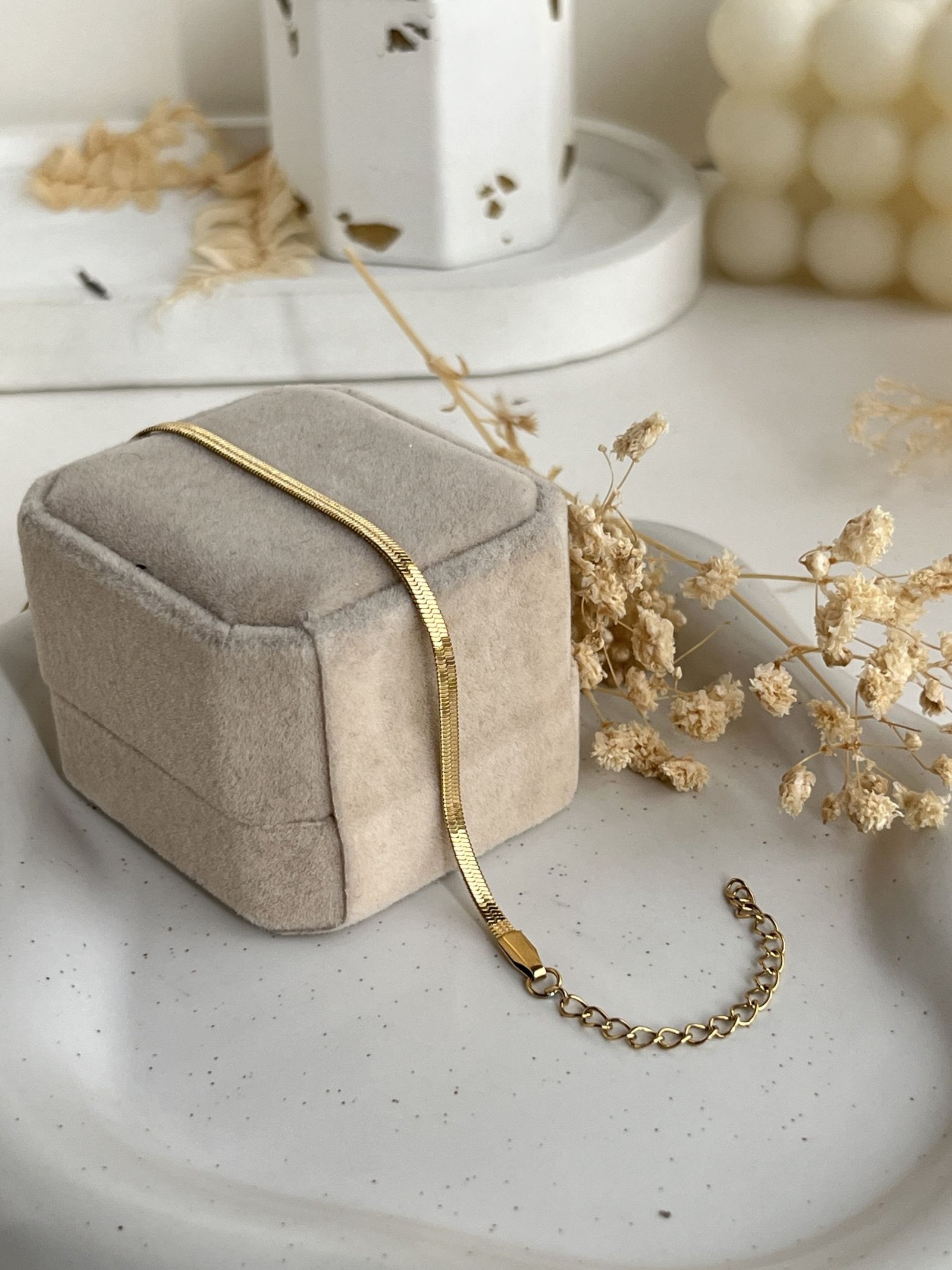 Silvara Slim Snake Chain Bracelet