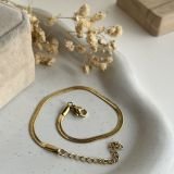 Silvara Slim Snake Chain Bracelet