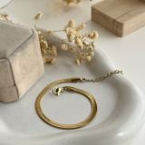 Silvara Slim Snake Chain Bracelet