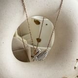 Veloura Swan Pavé Necklace