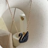 Veloura Swan Pavé Necklace