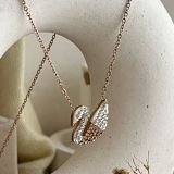 Veloura Swan Pavé Necklace