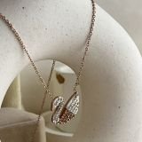 Veloura Swan Pavé Necklace