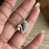 Veloura Swan Pavé Necklace