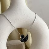 Aurevia Swan Pavé Necklace