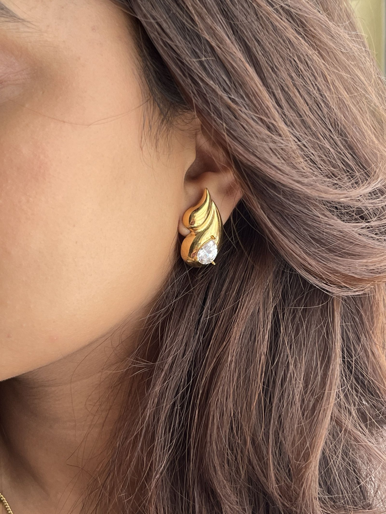 Aelora Twin Dew Stud Earrings