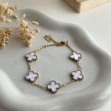 Aurelia Clover Charm Chain Bracelet