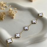 Aurelia Clover Charm Chain Bracelet