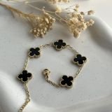 Aurelia Clover Charm Chain Bracelet