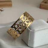 Ornate Halo Open Cuff