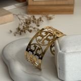Ornate Halo Open Cuff
