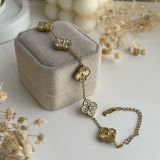 Radiant Clover Crystal Accent Bracelet