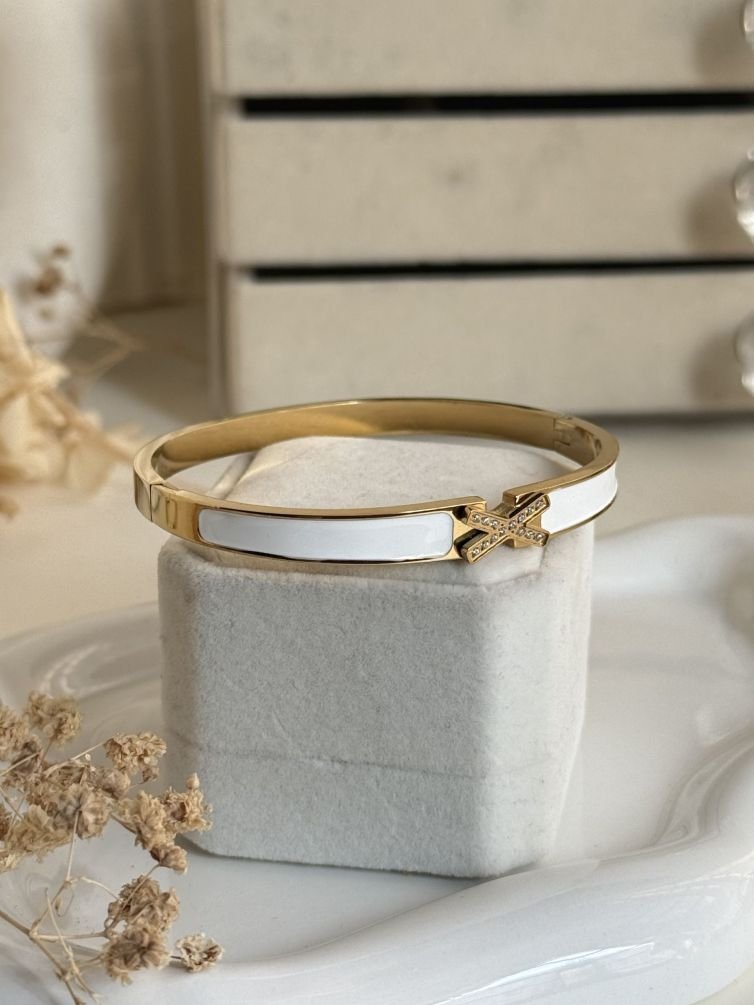 Ivory Cross Cuff