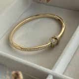 Aurelia Knot Crystal Cuff