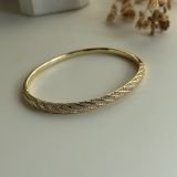 Aurelia Spiral Pavé Cuff