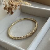Aurelia Spiral Pavé Cuff