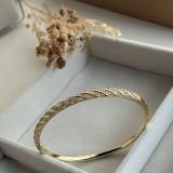 Aurelia Spiral Pavé Cuff