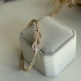 Aurielle Knot Pavé Cuff