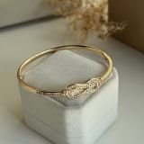 Aurielle Knot Pavé Cuff