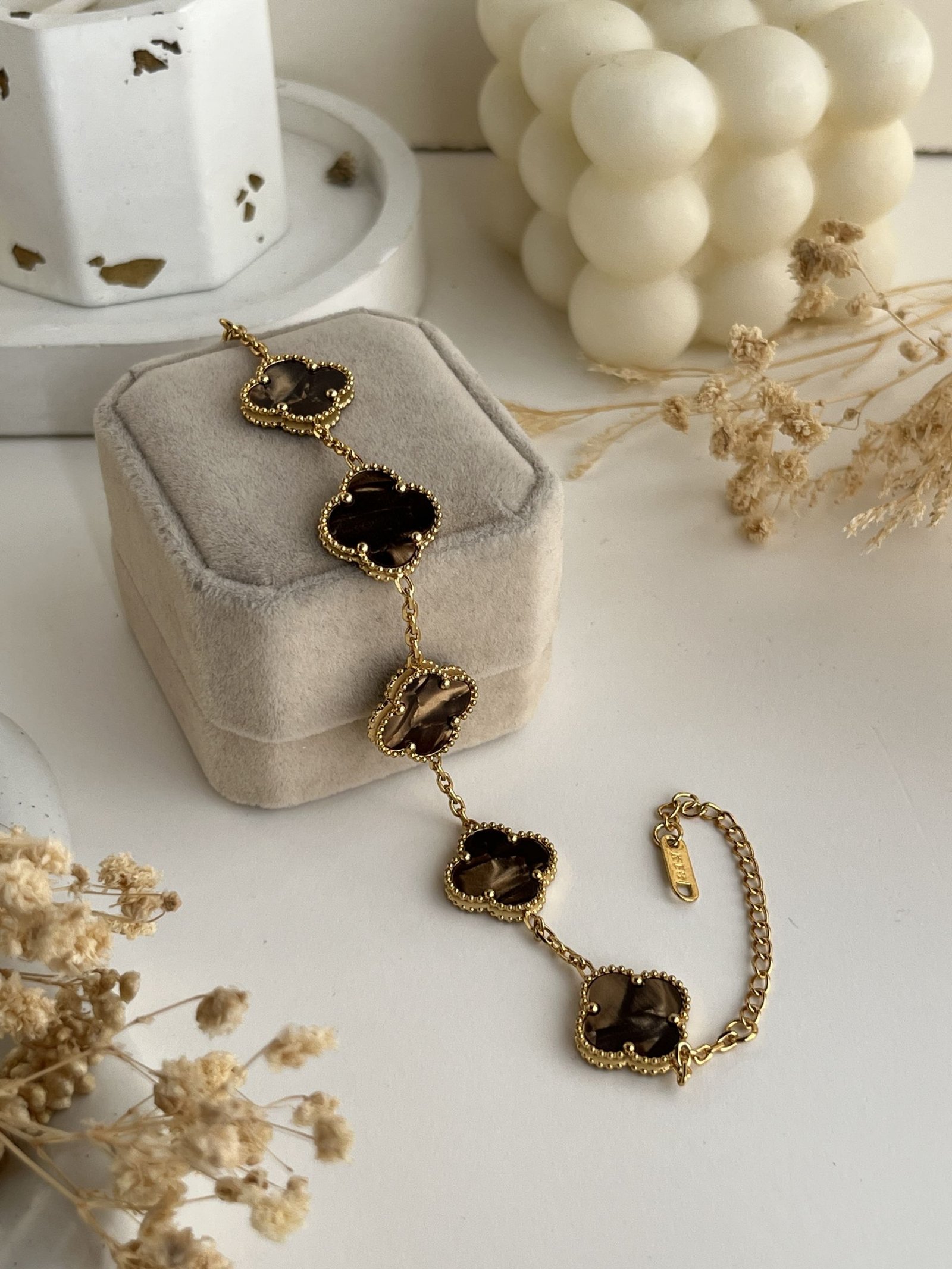 Chromera Clover Chain Bracelet