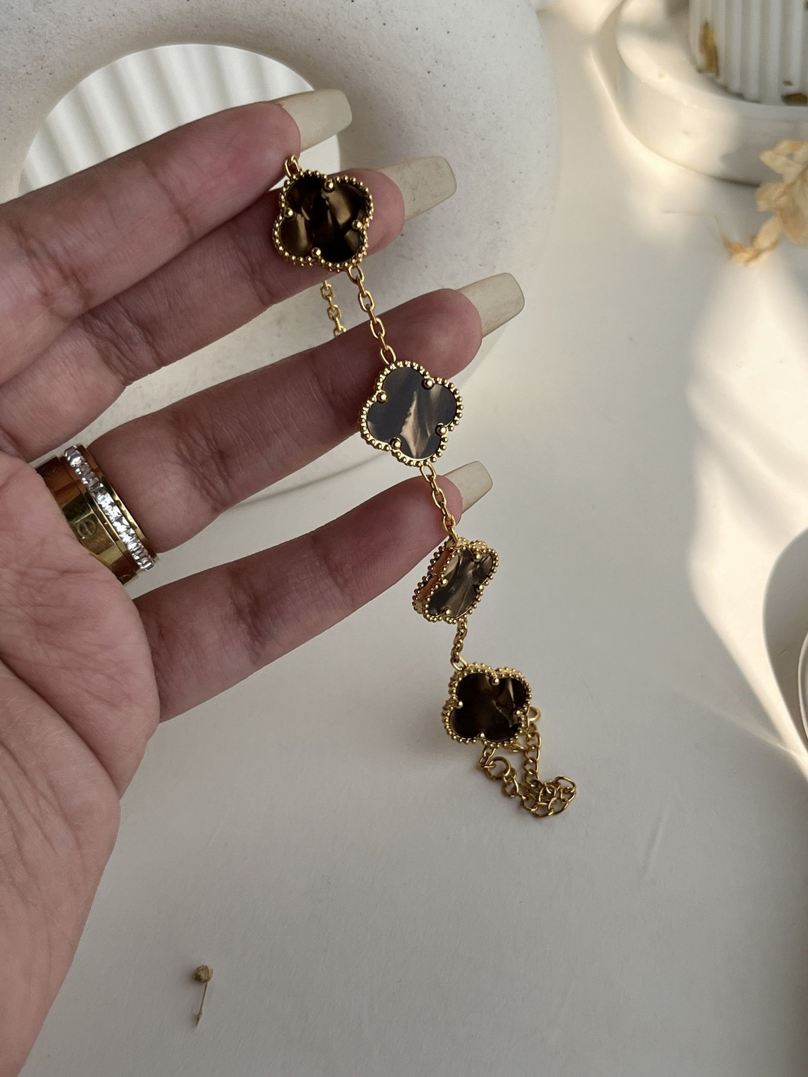 Chromera Clover Chain Bracelet