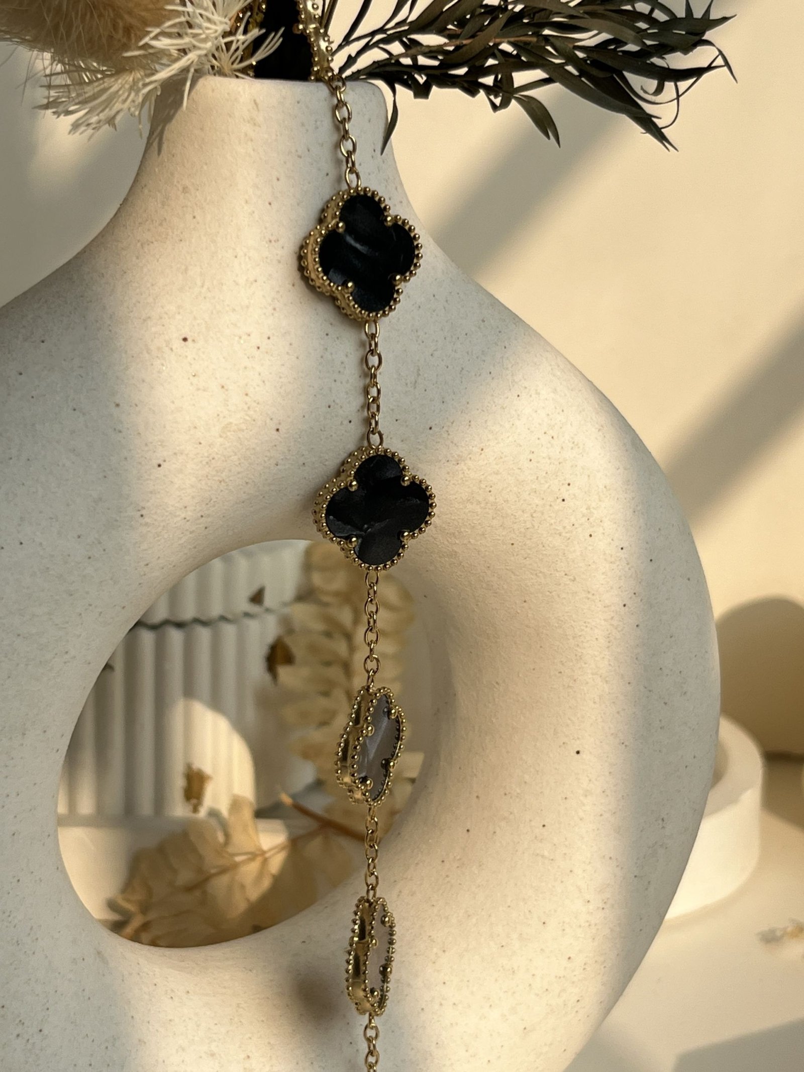 Chromera Clover Chain Bracelet