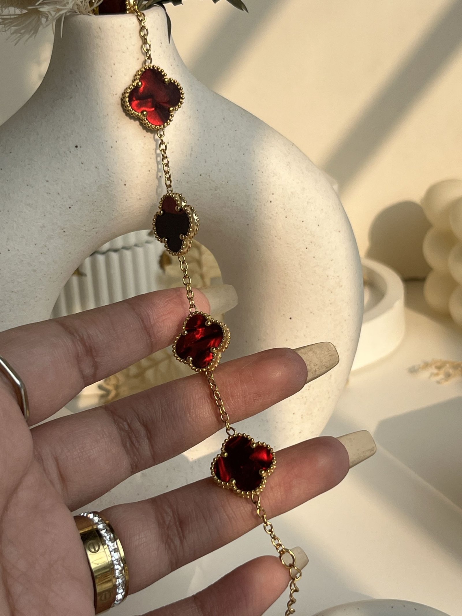 Chromera Clover Chain Bracelet