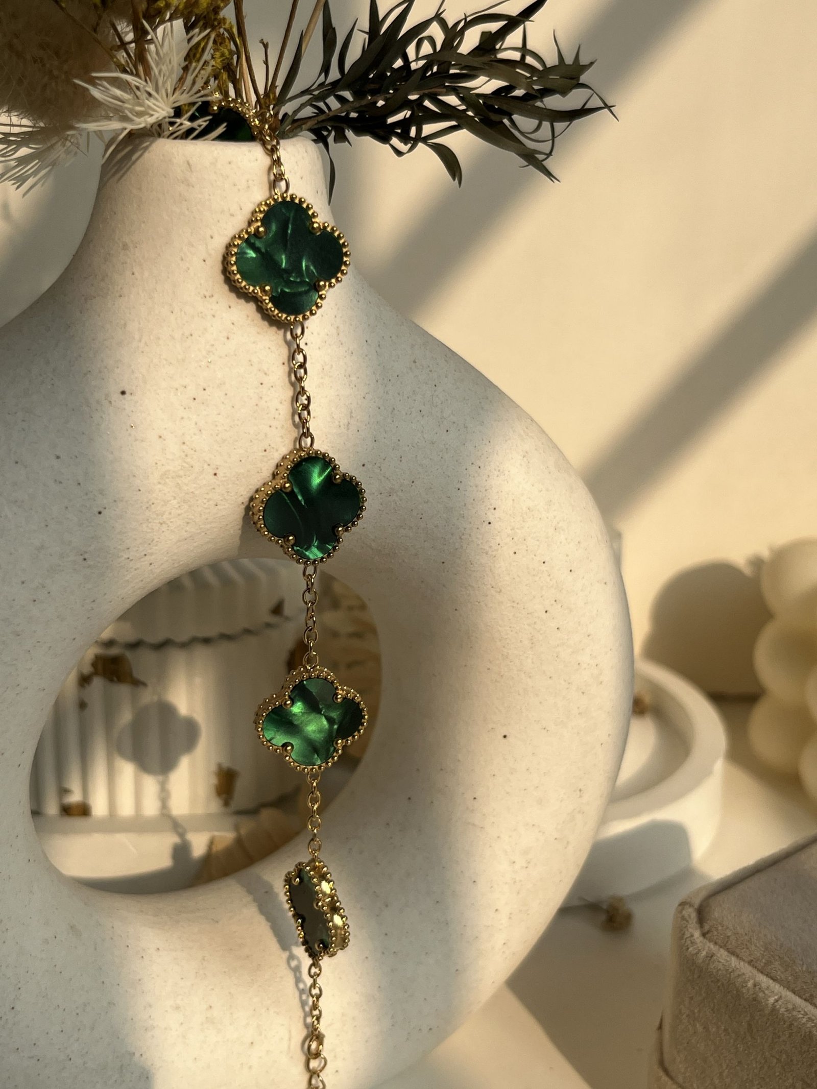 Chromera Clover Chain Bracelet