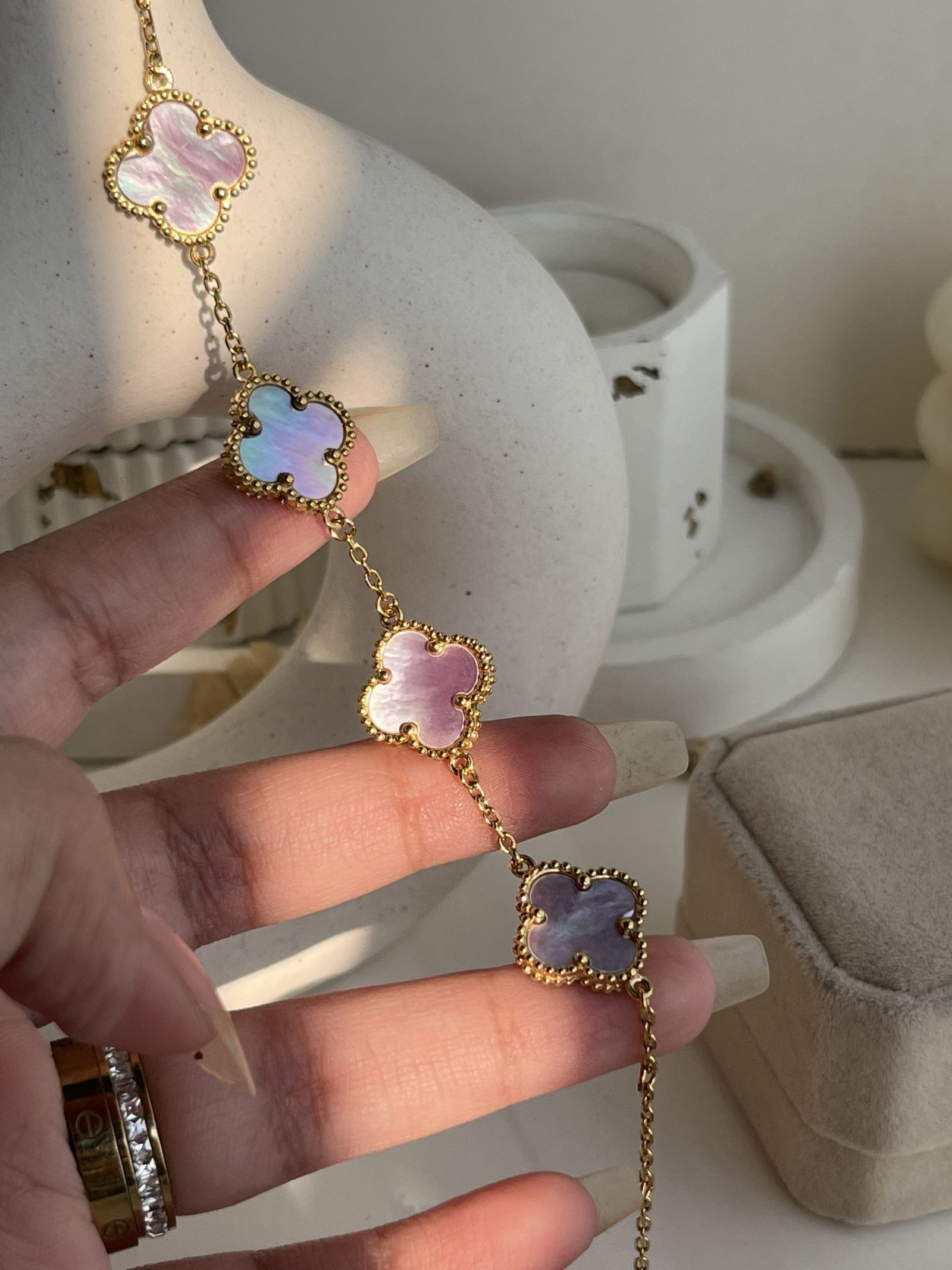 Chromera Clover Chain Bracelet