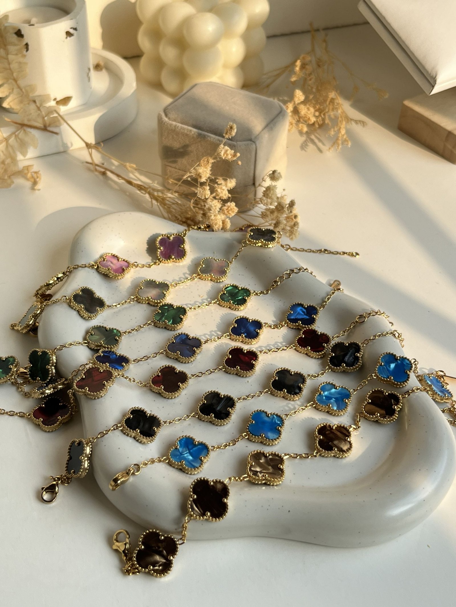 Chromera Clover Chain Bracelet