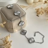 Solara Radiant Clover Chain Bracelet