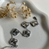 Solara Radiant Clover Chain Bracelet