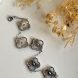 Solara Radiant Clover Chain Bracelet