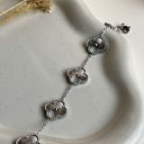 Solara Radiant Clover Chain Bracelet