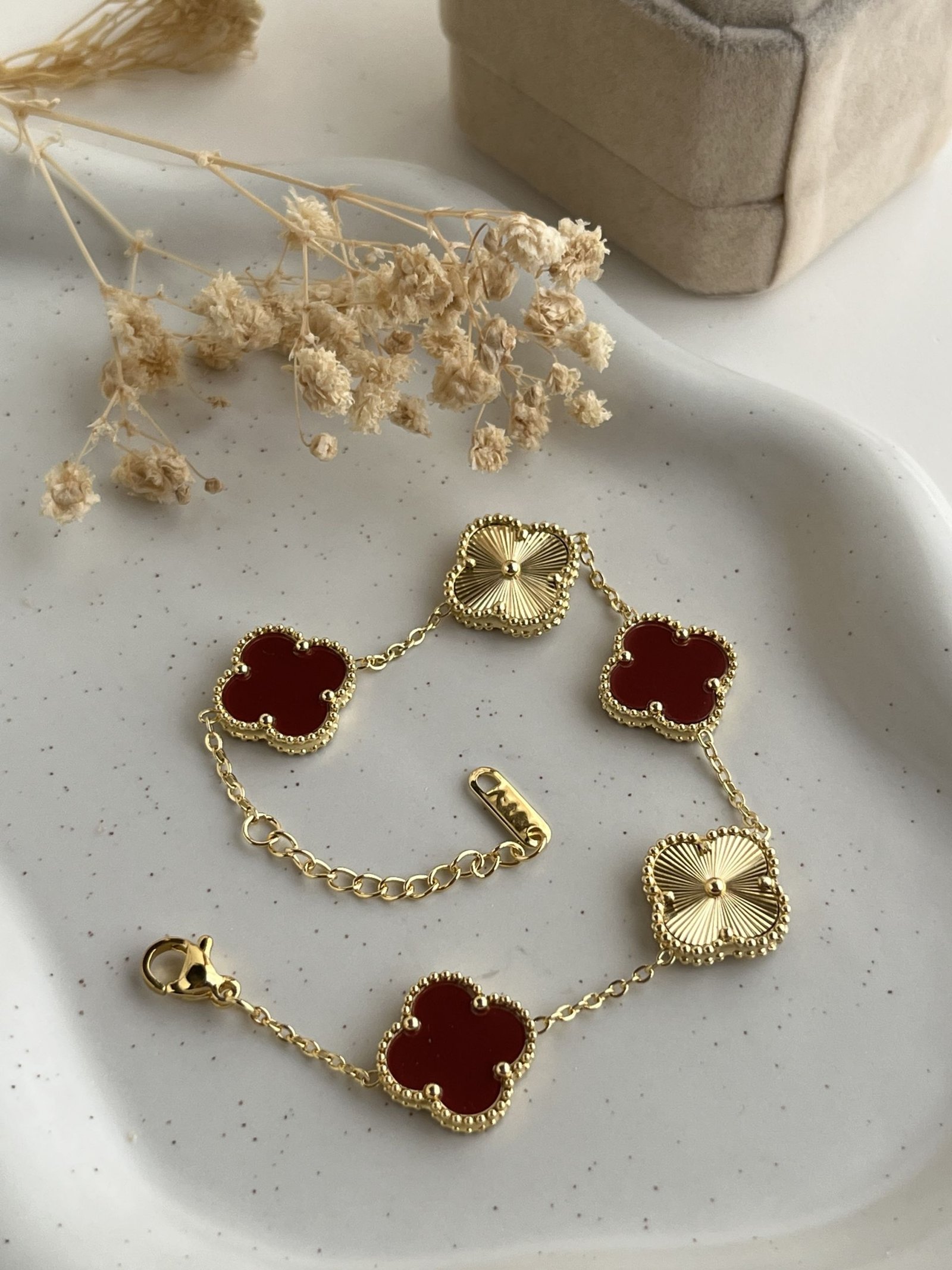 Lunara Luxe Clover Chain Bracelet