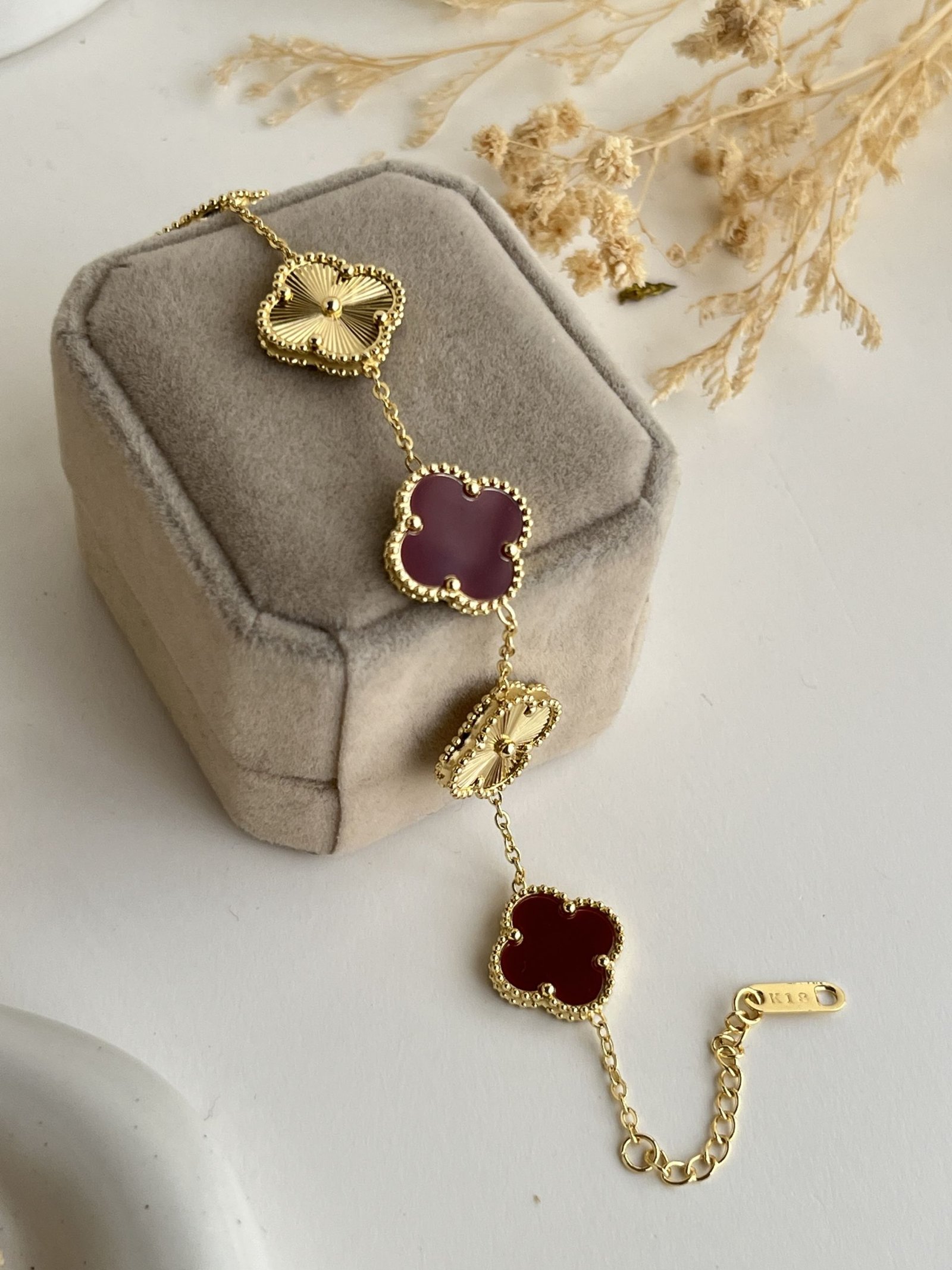 Lunara Luxe Clover Chain Bracelet