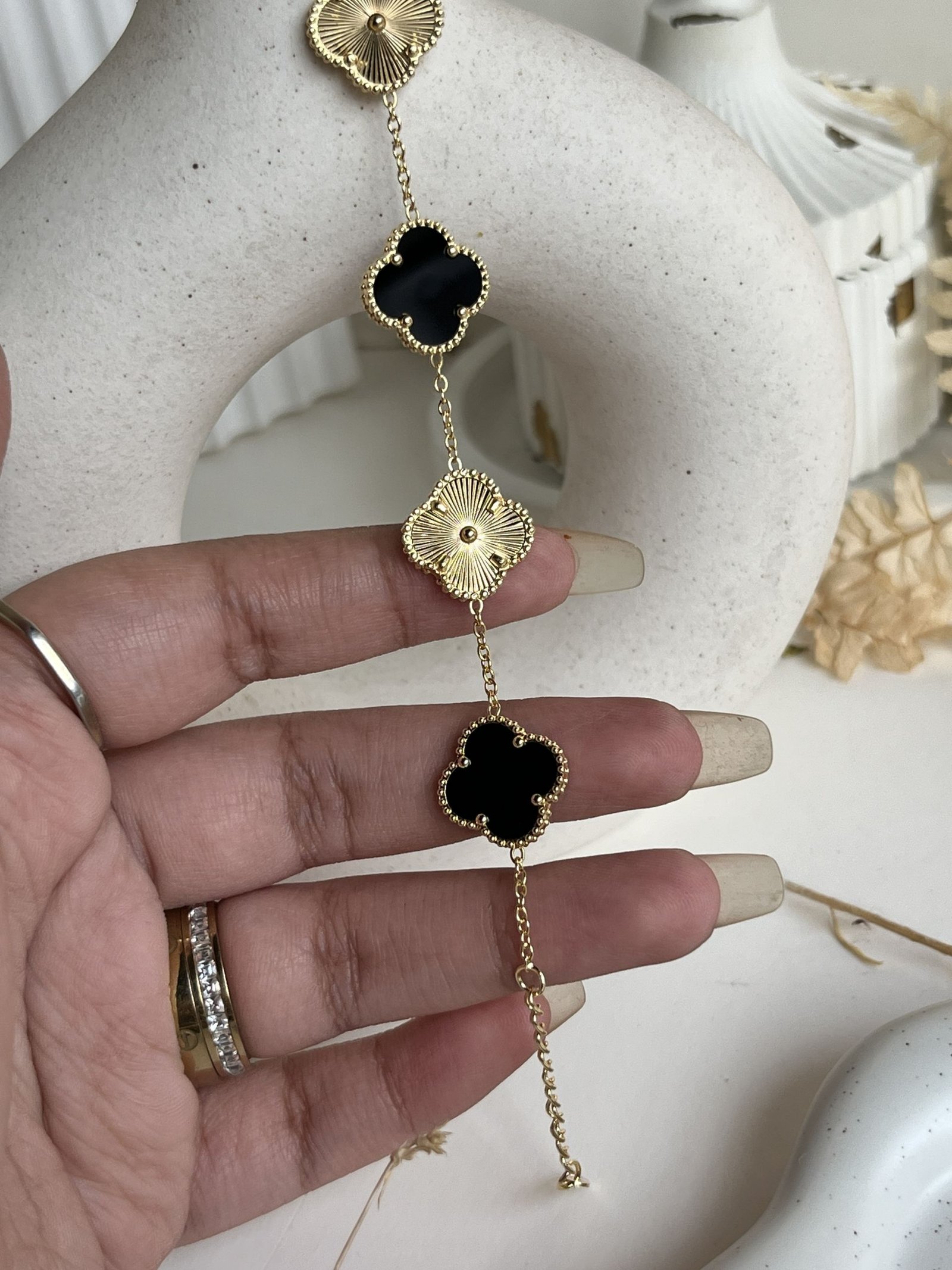 Lunara Luxe Clover Chain Bracelet