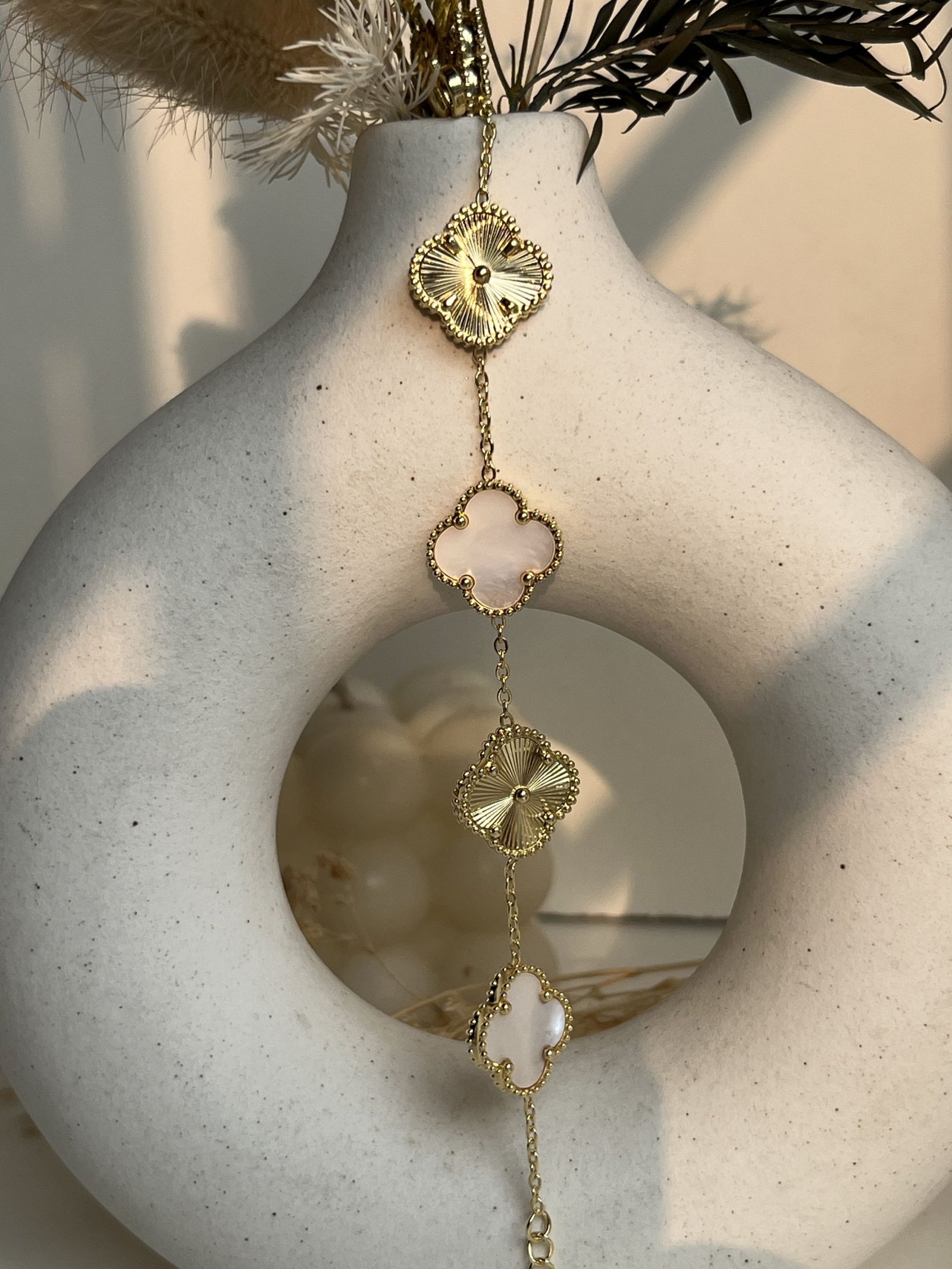 Lunara Luxe Clover Chain Bracelet