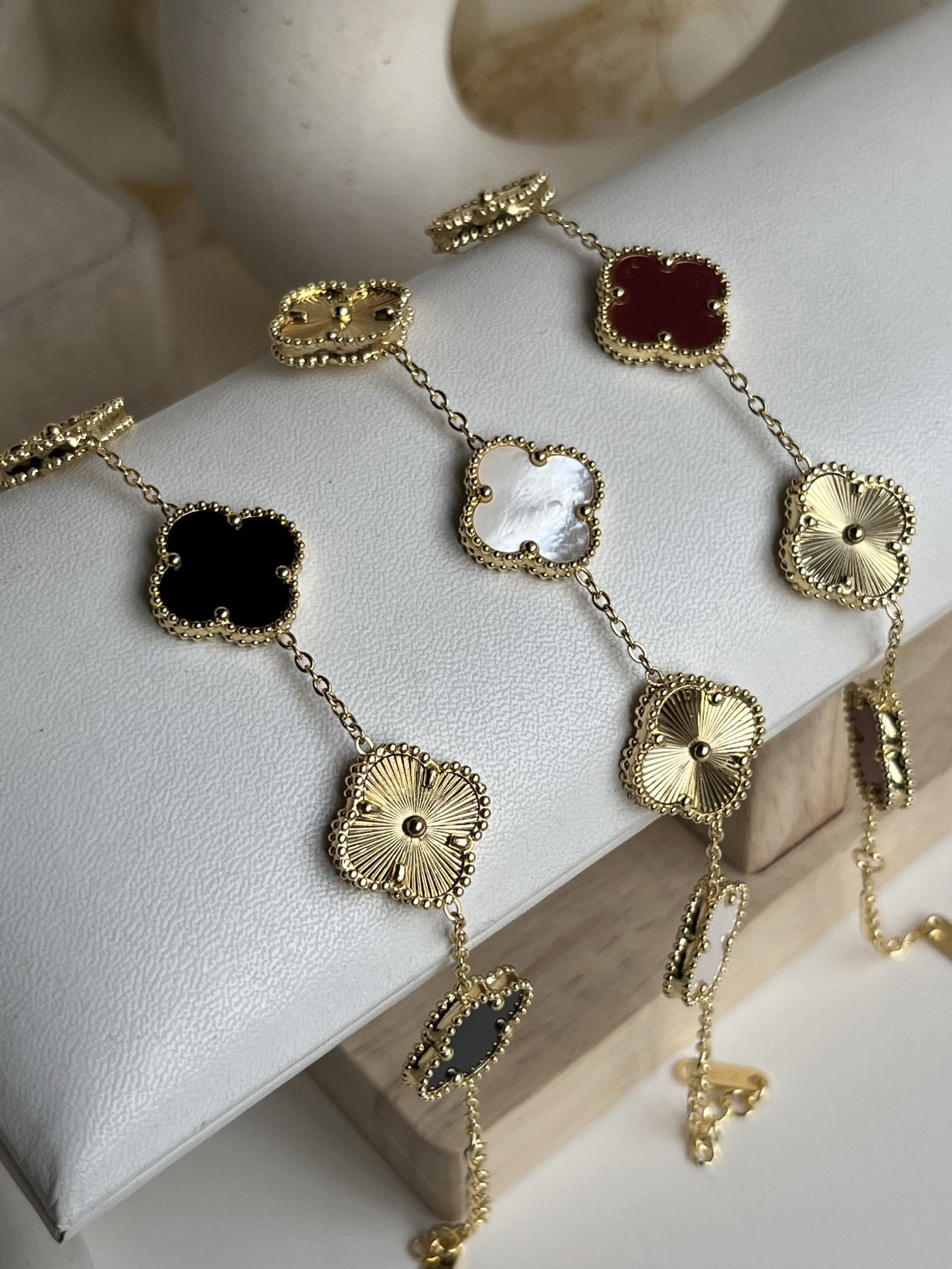 Lunara Luxe Clover Chain Bracelet