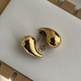 Auria Teardrop Stud Earrings (medium)