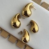 Veloura Teardrop Stud Earrings(large)