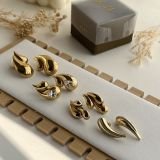 Aelora Twin Dew Stud Earrings