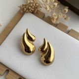 Solvara Chunky Teardrop Stud Earrings