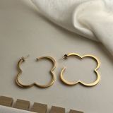 Aurielle Clover Hoop Earrings