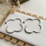 Aurielle Clover Hoop Earrings
