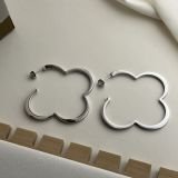 Aurielle Clover Hoop Earrings