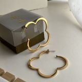 Aurielle Clover Hoop Earrings
