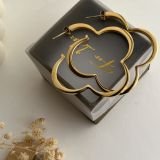 Aurielle Clover Hoop Earrings