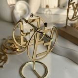 Elyra Monogram Circle Hoop Earrings