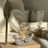 Aurelia Swan Crystal Stud Earrings